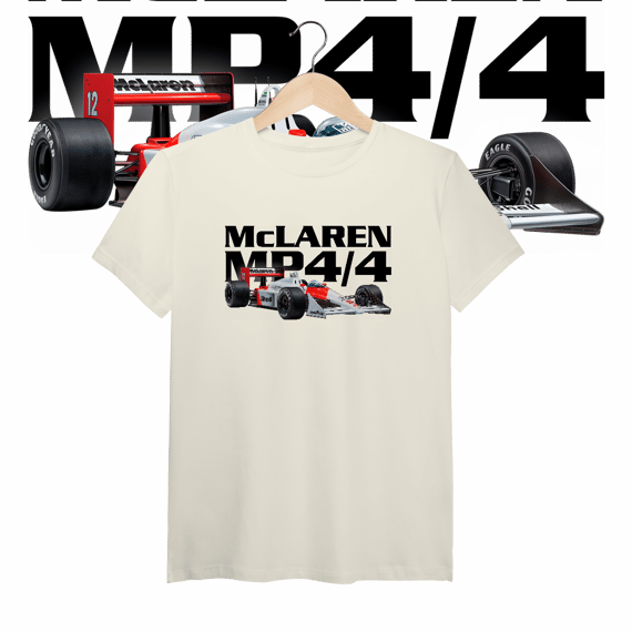Camiseta Pima - MP4/4 Ayrton Senna - STT012
