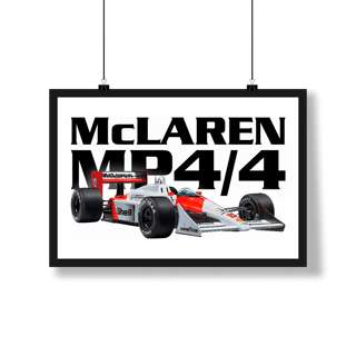 Nome do produto Poster Paisagem - MP4/4 Ayrton Senna - STT012