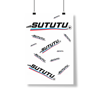 Nome do produto Poster Retrato - Sututu - STT001