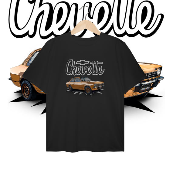 Camiseta Plus Size - Chevette de Revista - STT008