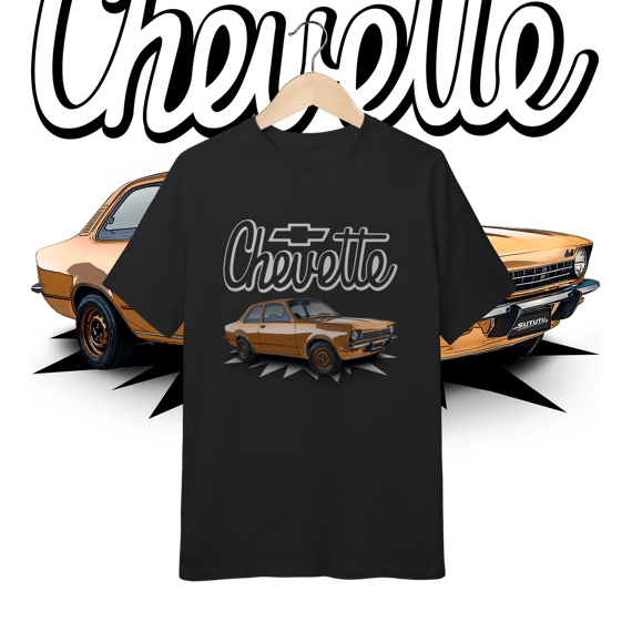 Camiseta Inf (10 a 14) - Chevette de Revista - STT008