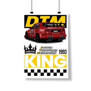 Nome do produto Poster Retrato - Alfa Romeo 155 V6 TI DTM - STT022