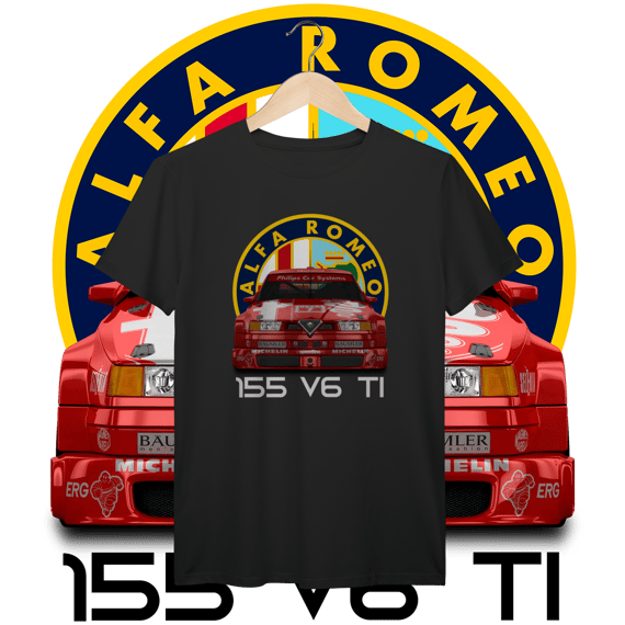 Camiseta Prime - Alfa Romeo 155 V6 TI DTM - STT022