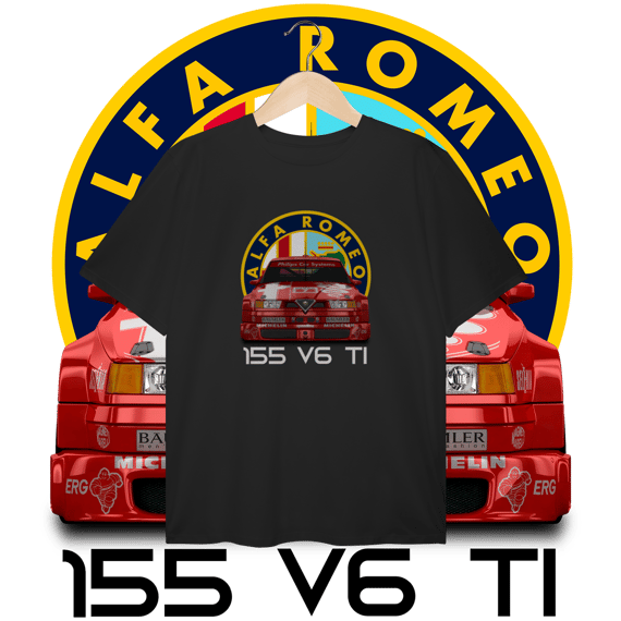 Camiseta Plus Size - Alfa Romeo 155 V6 TI DTM - STT022