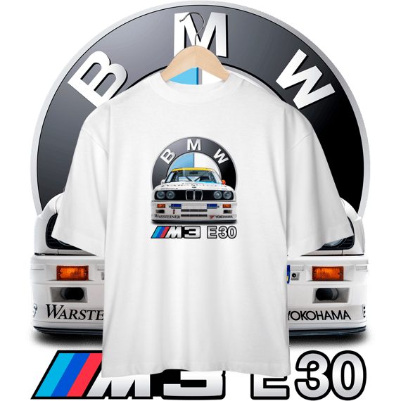 Camiseta Oversized - BMW M3 E30 DTM - STT025