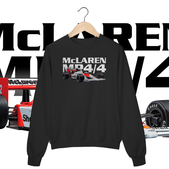 Moletom Blusão Prime - MP4/4 Ayrton Senna - STT012