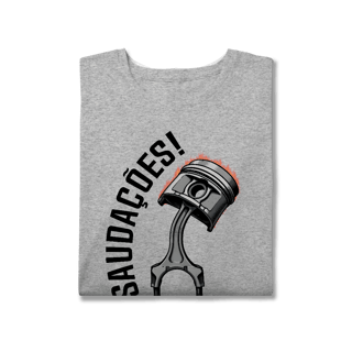 Nome do produto Camiseta Plus Size - Saudações da Biela - STT002