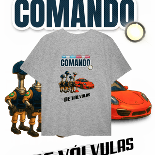 Nome do produto Camiseta Plus Size - Comando... de Válvulas - STT011