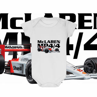 Nome do produto Body Infantil - MP4/4 Ayrton Senna - STT012
