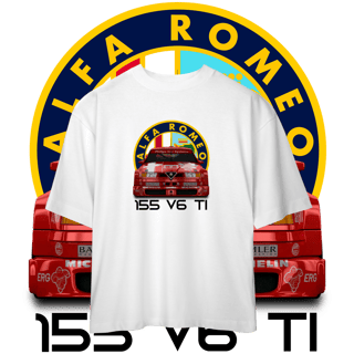 Nome do produto Camiseta Oversized - Alfa Romeo 155 V6 TI DTM - STT022