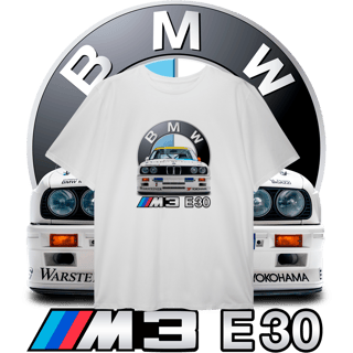 Nome do produto Camiseta Plus Size - BMW M3 E30 DTM - STT025