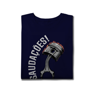 Nome do produto Camiseta Plus Size - Saudações da Biela - STT002