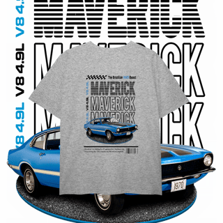 Nome do produto Camiseta Plus Size - Maverick de Revista - STT016