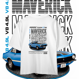Nome do produto Camiseta Oversized - Maverick de Revista - STT016