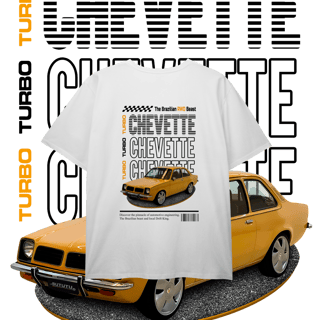 Nome do produto Camiseta Plus Size - Chevette de Revista - STT008