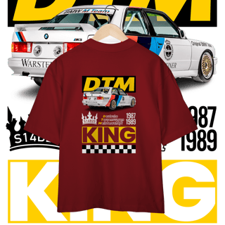 Nome do produto Camiseta Oversized - BMW M3 E30 DTM - STT025