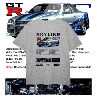 Nome do produto Camiseta Plus Size - West Coast Brian Skyline - STT024