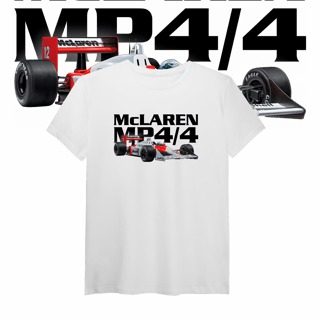 Nome do produto Camiseta Pima - MP4/4 Ayrton Senna - STT012