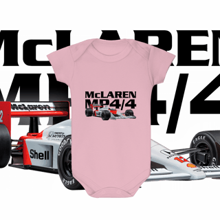 Nome do produto Body Infantil - MP4/4 Ayrton Senna - STT012