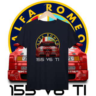 Nome do produto Camiseta Prime - Alfa Romeo 155 V6 TI DTM - STT022