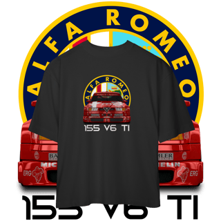 Nome do produto Camiseta Oversized - Alfa Romeo 155 V6 TI DTM - STT022