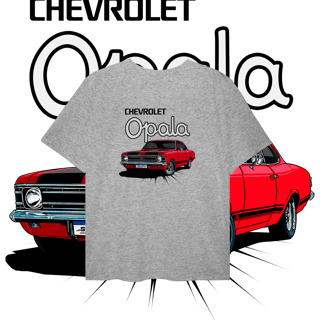 Nome do produto Camiseta Plus Size - Opala de Revista - STT003