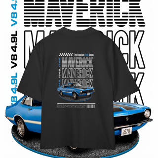 Nome do produto Camiseta Oversized - Maverick de Revista - STT016