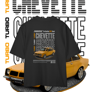 Nome do produto Camiseta Oversized - Chevette de Revista - STT008