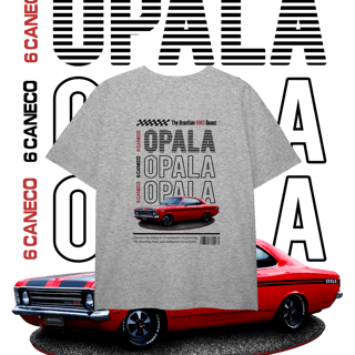 Nome do produto Camiseta Plus Size - Opala de Revista - STT003