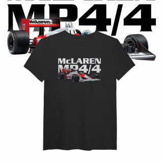 Nome do produto Camiseta Pima - MP4/4 Ayrton Senna - STT012
