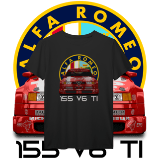 Nome do produto Camiseta Prime - Alfa Romeo 155 V6 TI DTM - STT022