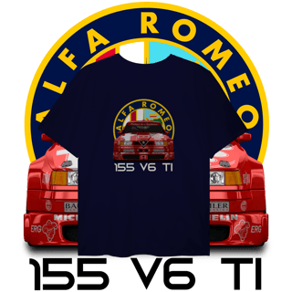 Nome do produto Camiseta Plus Size - Alfa Romeo 155 V6 TI DTM - STT022