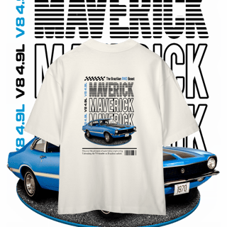 Nome do produto Camiseta Oversized - Maverick de Revista - STT016