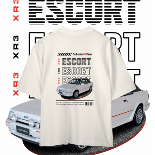 Nome do produto Camiseta Oversized - Escort de Revista - STT015