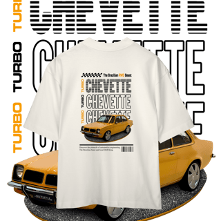Nome do produto Camiseta Oversized - Chevette de Revista - STT008