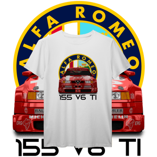 Nome do produto Camiseta Prime - Alfa Romeo 155 V6 TI DTM - STT022