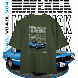 Nome do produto Camiseta Oversized - Maverick de Revista - STT016
