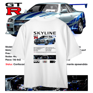 Nome do produto Camiseta Oversized - West Coast Brian Skyline - STT024