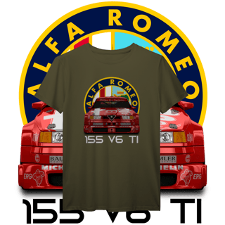 Nome do produto Camiseta Prime - Alfa Romeo 155 V6 TI DTM - STT022