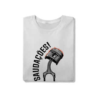 Nome do produto Saudações da Biela - Camiseta Quality - STT002