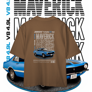 Nome do produto Camiseta Oversized - Maverick de Revista - STT016