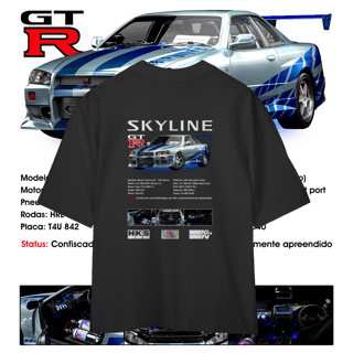 Nome do produto Camiseta Oversized - West Coast Brian Skyline - STT024