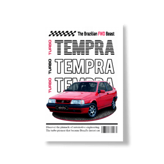 Nome do produto Poster Retrato - Tempra de Revista - STT005