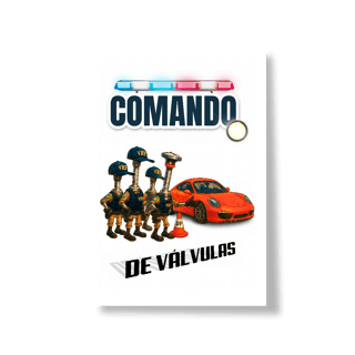 Nome do produto Poster Retrato - Comando... de Válvulas - STT011