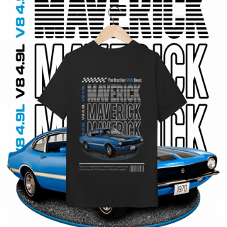 Nome do produto Camiseta Inf (10 a 14) - Maverick de Revista - STT016