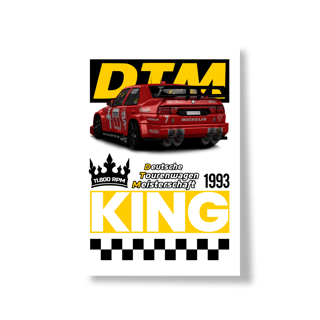 Nome do produto Poster Retrato - Alfa Romeo 155 V6 TI DTM - STT022