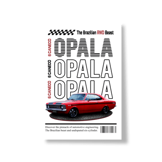 Nome do produto Poster Retrato - Opala de Revista - STT003