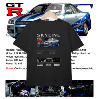 Nome do produto Camiseta Plus Size - West Coast Brian Skyline - STT024