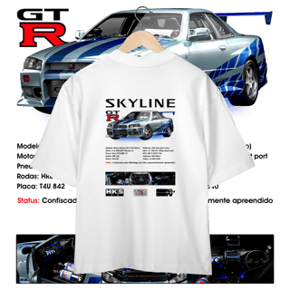 Nome do produto Camiseta Oversized - West Coast Brian Skyline - STT024