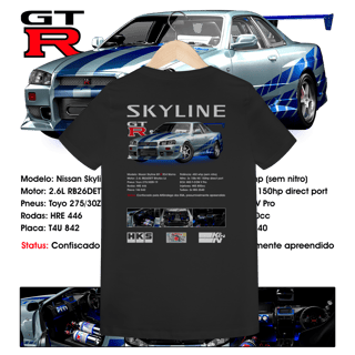 Nome do produto Baby Look Fem. Quality - West Coast Brian Skyline - STT024